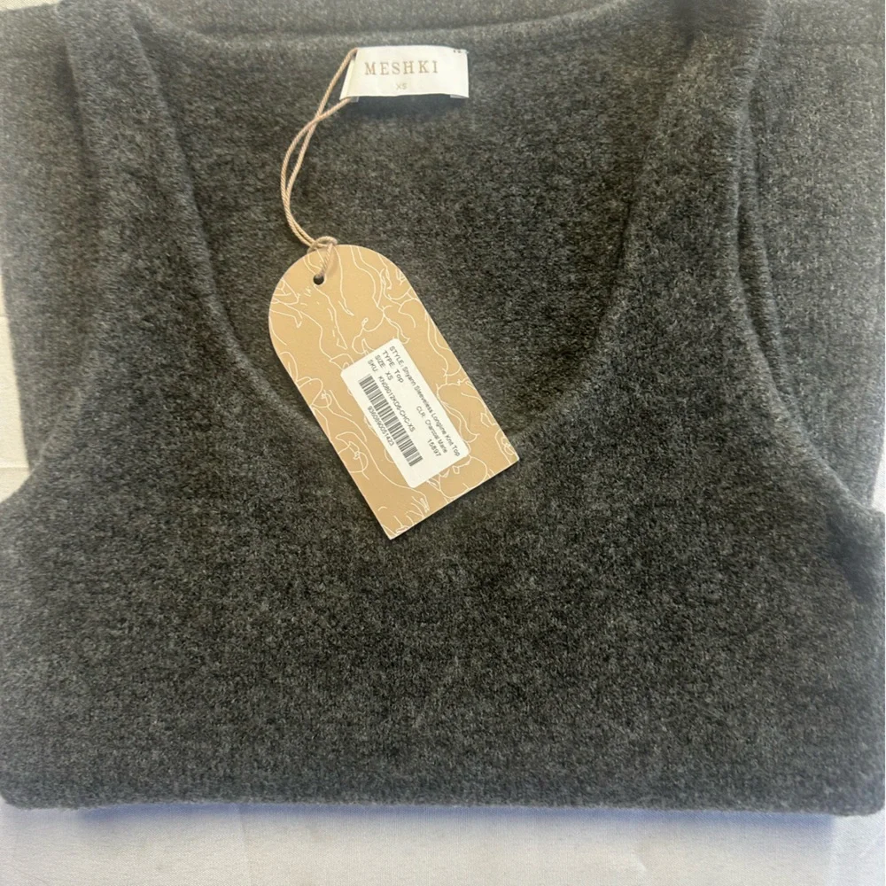 Meshki Charcoal Tank Top - Picture 7 of 7